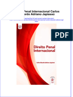 PDF of Direito Penal Internacional Carlos Eduardo Adriano Japiassu Full Chapter Ebook