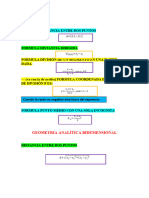 Formula Distancia Entre Dos Puntos