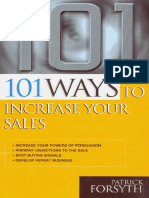 101 Ways To Increase Your Sales