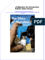 Full Ebook of The Ethics of Migration An Introduction 1St Edition Adam Hosein Online PDF All Chapter