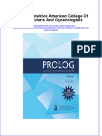 Full Ebook of Prolog Obstetrics American College of Obstetricians and Gynecologists Online PDF All Chapter