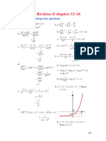 Cambridge Methods 1/2 - Chapter 15 Revision of 13 and 14