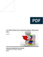 2024 Modul - 7 - Uji Persyaratan Analisis Data DG - SPSS