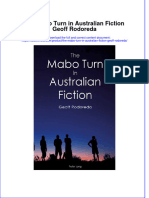 Full Ebook of The Mabo Turn in Australian Fiction Geoff Rodoreda Online PDF All Chapter