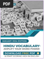 Hindu Editorial Vocab Jan 2024 PDF