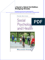 PDF of Psicologia Social Y Salud 3Rd Edition Wolfgang Stroebe Full Chapter Ebook