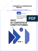 Full Download Droit Du Contentieux Constitutionnel Bonnet Online Full Chapter PDF