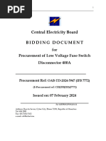 OAB-TD-2024-5947 (IFB 7772) Procurement of Low Voltage Fuse Switch Disconnector 400A - A1