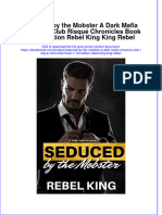 Full Ebook of Seduced by The Mobster A Dark Mafia Romance Club Risque Chronicles Book 1 1St Edition Rebel King King Rebel Online PDF All Chapter