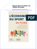 PDF of L Economie Du Sport en Fiches 1St Edition Arrondel Full Chapter Ebook