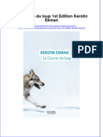 PDF of La Course Du Loup 1St Edition Kerstin Ekman Full Chapter Ebook