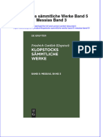 PDF of Klopstocks Sammtliche Werke Band 5 Messias Band 3 Full Chapter Ebook