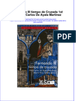 Full Download Fernando Iii Tiempo de Cruzada 1St Edition Carlos de Ayala Martinez Online Full Chapter PDF