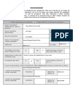 Ficha - Autorización - MINEDUC