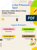 Kelompok 4 - Pencatatan Pelunasan Utang Obligasi Dan Latihan Kasus Utang Jangka Panjang