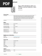 Schneider Electric - Easy-UPS-3M - E3MUPS60KHS