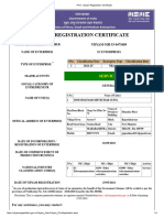 Udyam Registration Certificate