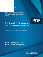 Ficha Integradora-Nudo Problemático 3 - Sociedad y Estado en El Debate Contemporáneo