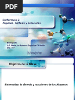 Conferencia 2 Unidad 2 Química Orgánica 2023