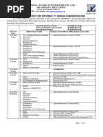 DAEs Date Sheet Diplomas 1st Annual Examination 2024 EE