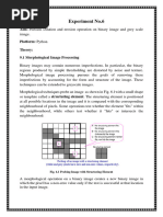 Experiment No 6.dilation and Erosion