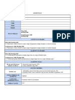 Lesson Plan Template For Secondary School