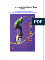 Full Download Ingenieria Economica Gabriel Baca Urbina Online Full Chapter PDF