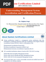 Understanding ISO 9001, 2015 Certification Process by Dr. Chijioke Osuji