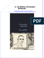 Full Download La Cache 1St Edition Christophe Boltanski Online Full Chapter PDF