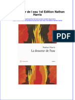 Full Download La Douceur de L Eau 1St Edition Nathan Harris Online Full Chapter PDF