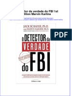 PDF of O Detector Da Verdade Do Fbi 1St Edition Marvin Karlins Full Chapter Ebook