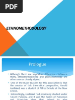 Ethnomethodology