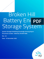 AGL - Broken Hill Grid Forming Battery - System Strength Modelling Knowledge Sharing Report