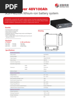 Battery Li-Ion 48V100Ah - 3U