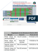 Calendarización Anual 2024