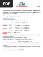 TEORIA DIVISIBILIDAD Cepreuni