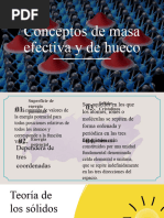 Conceptos de Masa Efectiva y de Hueco