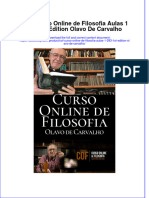 Full Download Cof Curso Online de Filosofia Aulas 1 293 1St Edition Olavo de Carvalho Online Full Chapter PDF