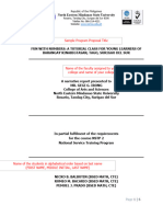 Narrative Report Format