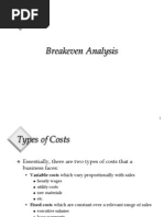 Breakeven Analysis