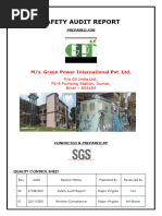 0 Safety Audit Report of PS 9 Oil India LTD Green Power International Pvt. Ltd.