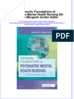 Full Ebook of Varcarolis Foundations of Psychiatric Mental Health Nursing 8Th Edition Margaret Jordan Halter Online PDF All Chapter