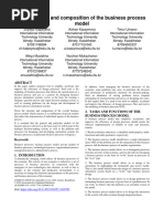 The Structure and Composition of The Business Process Model