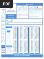 PRC Answer Sheet