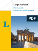 Langenscheidt German As A Foreign Language