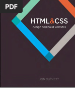 HTML & CSS Design & Build Websites-J. Duckett