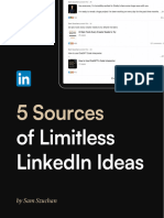 5 Sources For Limitless LinkedIn Ideas