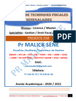 Module de Techniques Fiscales Senegalaises