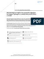 Microbiological Insights Into Anaerobic Digestion For Biogas Hydrogen or Volatile Fatty Acids VFAs A Review