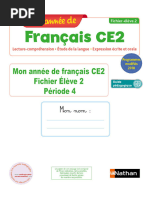 Mon Cahier de Français CE2.Fichier-Élève 2. Période 4